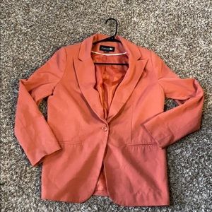 Orange Womens Blazer